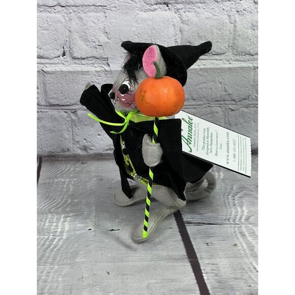 Annalee Halloween Warlock Wizard Mouse 6"‎ Doll 2016 new - Picture 3 of 6